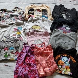 GIRLS SHIRT BUNDLE (SANRIO, HUNTER, DISNEY, ETC)